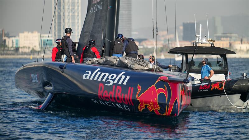 Alinghi Red Bull Racing -  AC75 - November 14, 2022 - Barcelona photo copyright Alex Carabi / America's Cup taken at Société Nautique de Genève and featuring the AC75 class