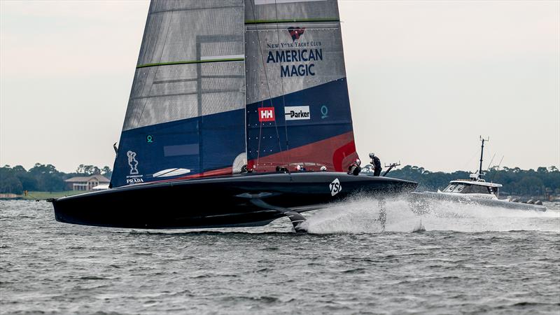 American Magic -  AC75 - November 18, 2022 - Pensacola, Fl photo copyright Paul Todd/America's Cup taken at New York Yacht Club and featuring the AC75 class