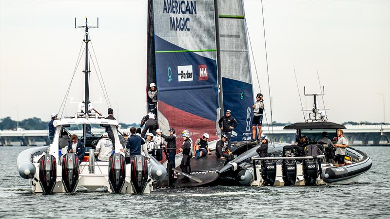 American Magic -  AC75 - November 22, 2022 - Pensacola, Fl photo copyright Paul Todd/America's Cup taken at New York Yacht Club and featuring the AC75 class