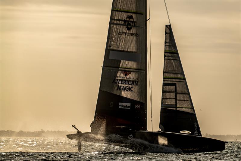 Patriot -  AC75 - November 22, 2022 - Pensacola, Fl photo copyright Paul Todd/America's Cup taken at New York Yacht Club and featuring the AC75 class