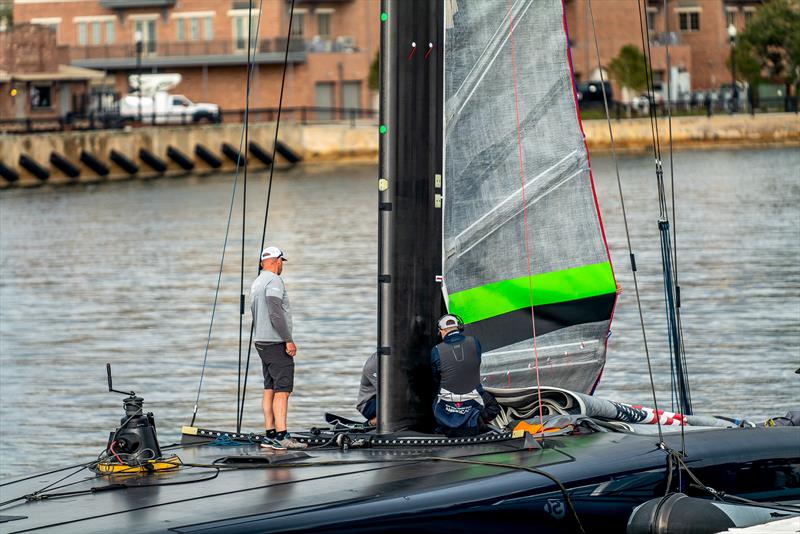 Patriot -  AC75 - November 22, 2022 - Pensacola, Fl photo copyright Paul Todd/America's Cup taken at New York Yacht Club and featuring the AC75 class