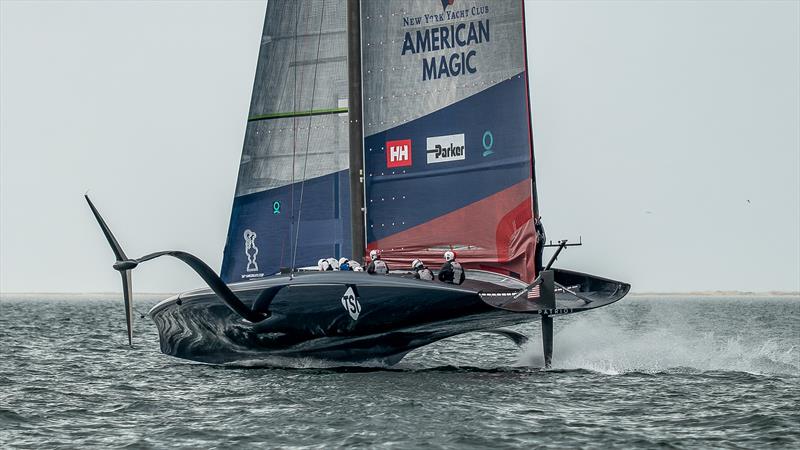 Patriot -  AC75 - November 22, 2022 - Pensacola, Fl photo copyright Paul Todd/America's Cup taken at New York Yacht Club and featuring the AC75 class