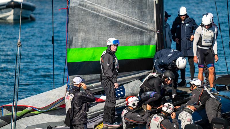 Patriot -  AC75 - December 1, 2022 - Pensacola, Fl photo copyright Paul Todd/America's Cup taken at New York Yacht Club and featuring the AC75 class