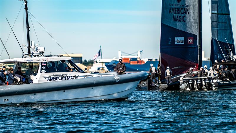 Patriot -  AC75 - December 1, 2022 - Pensacola, Fl photo copyright Paul Todd/America's Cup taken at New York Yacht Club and featuring the AC75 class