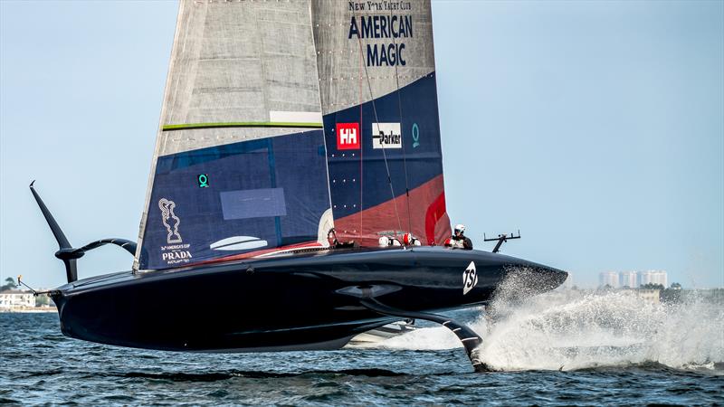 American Magic -  AC75 - December 2, 2022 - Pensacola, Fl photo copyright Paul Todd/America's Cup taken at New York Yacht Club and featuring the AC75 class