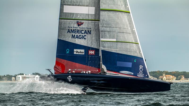 American Magic -  AC75 - December 2, 2022 - Pensacola, Fl photo copyright Paul Todd/America's Cup taken at New York Yacht Club and featuring the AC75 class