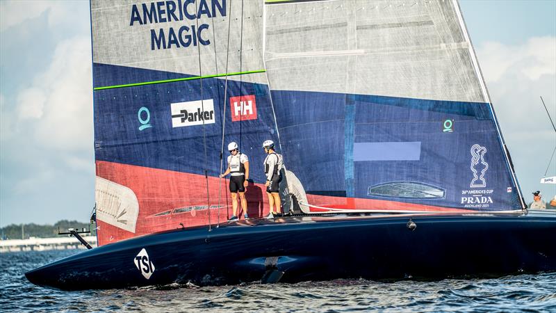 American Magic -  AC75 - December 6, 2022 - Pensacola, Fl photo copyright Paul Todd/American Magic taken at New York Yacht Club and featuring the AC75 class