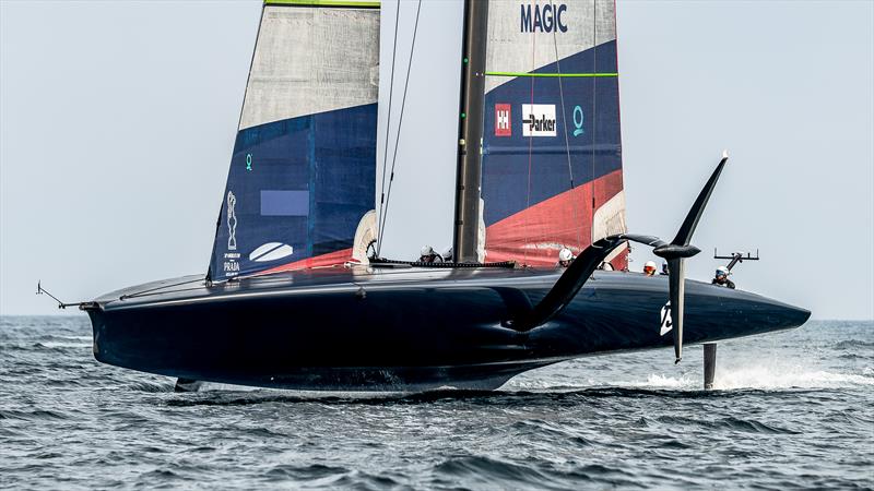 Patriot -  AC75 - December 9, 2022 - Pensacola, Fl photo copyright Paul Todd/America's Cup taken at New York Yacht Club and featuring the AC75 class