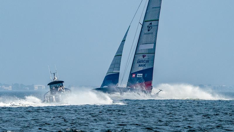 American Magic -  Patriot - AC75 - December 14, 2022 - Pensacola, Florida photo copyright Paul Todd/America's Cup taken at New York Yacht Club and featuring the AC75 class