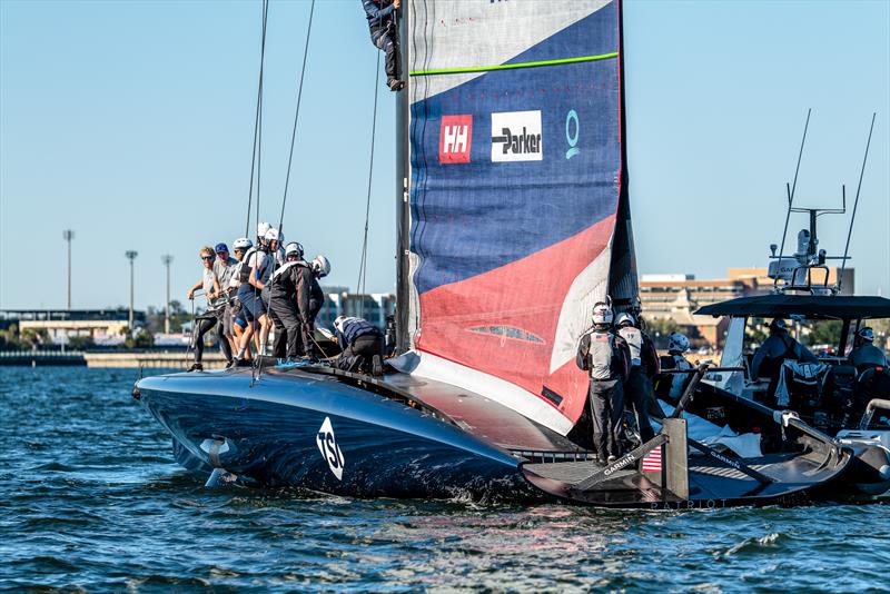 American Magic -  Patriot - AC75 - December 15, 2022 - Pensacola, Florida photo copyright Paul Todd/America's Cup taken at New York Yacht Club and featuring the AC75 class