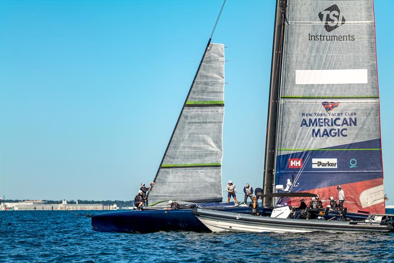 American Magic -  Patriot - AC75 - December 15, 2022 - Pensacola, Florida photo copyright Paul Todd/America's Cup taken at New York Yacht Club and featuring the AC75 class