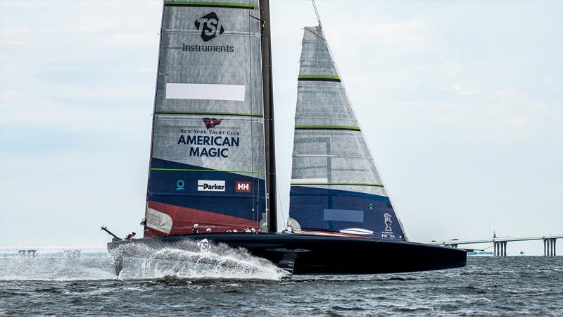 American Magic -  Patriot - AC75 - December 17, 2022 - Pensacola, Florida photo copyright Paul Todd/America's Cup taken at New York Yacht Club and featuring the AC75 class