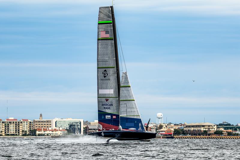 American Magic -  Patriot - AC75 - December 17, 2022 - Pensacola, Florida photo copyright Paul Todd/America's Cup taken at New York Yacht Club and featuring the AC75 class