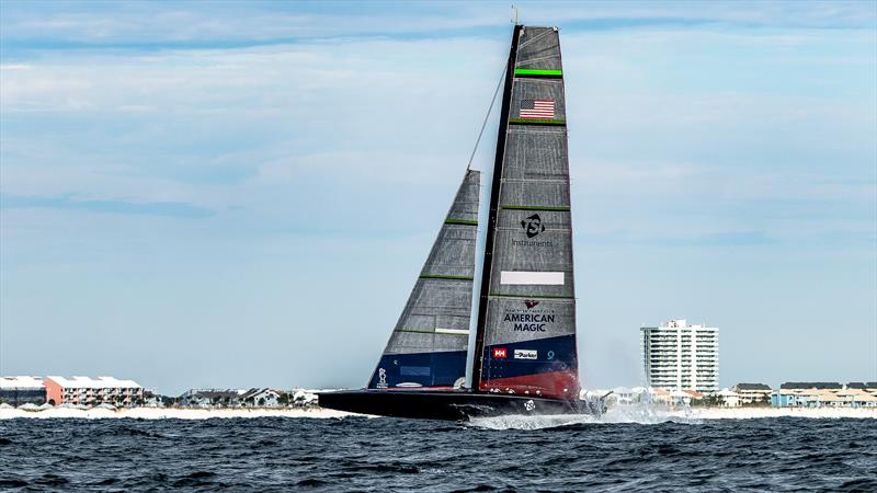 American Magic -  Patriot - AC75 - December 19, 2022 - Pensacola, Florida photo copyright Paul Todd/America's Cup taken at New York Yacht Club and featuring the AC75 class