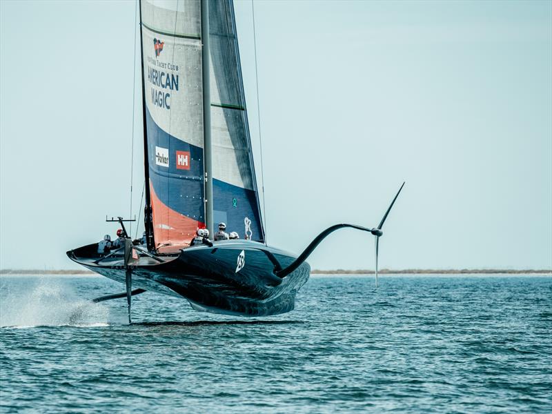 American Magic -  Patriot - AC75 - January 4, 2023 - Pensacola, Florida photo copyright Paul Todd/America's Cup taken at New York Yacht Club and featuring the AC75 class