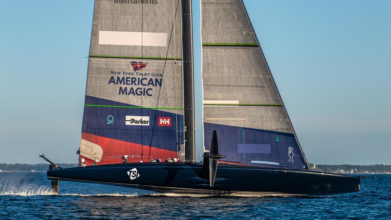 American Magic -  Patriot - AC75 - January 4, 2023 - Pensacola, Florida photo copyright Paul Todd/America's Cup taken at New York Yacht Club and featuring the AC75 class