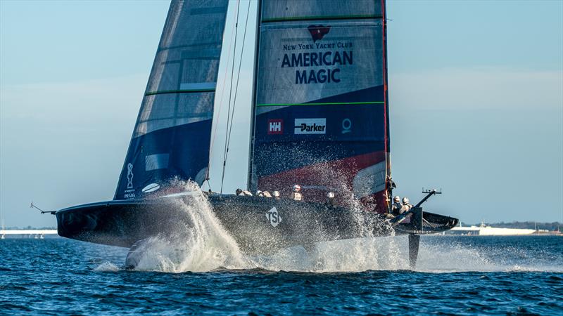 American Magic -  Patriot - AC75 - January 4, 2023 - Pensacola, Florida photo copyright Paul Todd/America's Cup taken at New York Yacht Club and featuring the AC75 class