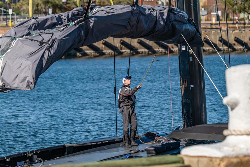 American Magic -  Patriot - AC75 - January 5, 2023 - Pensacola, Florida photo copyright Paul Todd/America's Cup taken at New York Yacht Club and featuring the AC75 class