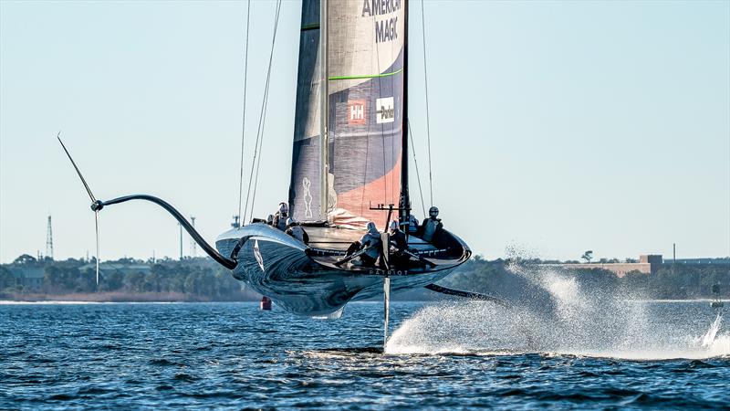 American Magic -  Patriot - AC75 - January 7, 2023 - Pensacola, Florida - photo © Paul Todd/America's Cup