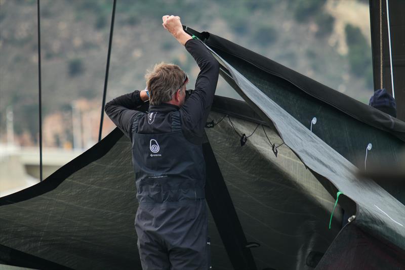 Alinghi Red Bull Racing - AC75 - January 11, 2023 - Barcelona - photo © Alex Carabi / America's Cup