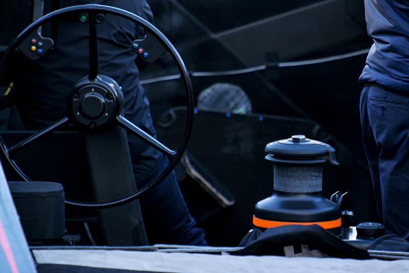 New winch - Alinghi Red Bull Racing -  AC75 - January 12, 2023 - Barcelona - photo © Alex Carabi / America's Cup