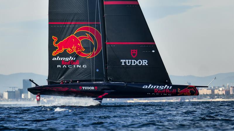 Alinghi Red Bull Racing - AC75 - January 13, 2023 - Barcelona - photo © Alex Carabi / America's Cup