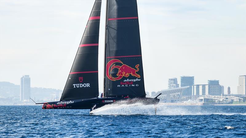 Alinghi Red Bull Racing -  AC75 - January 13, 2023 - Barcelona photo copyright Alex Carabi / America's Cup taken at Société Nautique de Genève and featuring the AC75 class