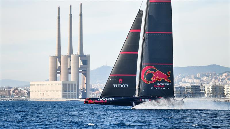 Alinghi Red Bull Racing -  AC75 - January 13, 2023 - Barcelona photo copyright Alex Carabi / America's Cup taken at Société Nautique de Genève and featuring the AC75 class