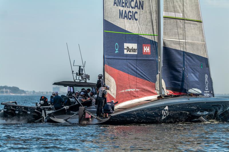 American Magic -  Patriot - AC75 - January 18, 2023 - Pensacola, Florida - photo © Paul Todd/America's Cup