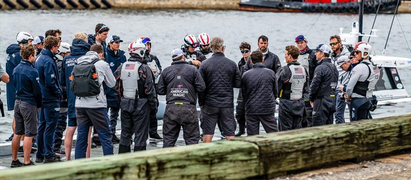 American Magic -  Patriot - AC75 - January 25, 2023 - Pensacola, Florida photo copyright Paul Todd/America's Cup taken at New York Yacht Club and featuring the AC75 class