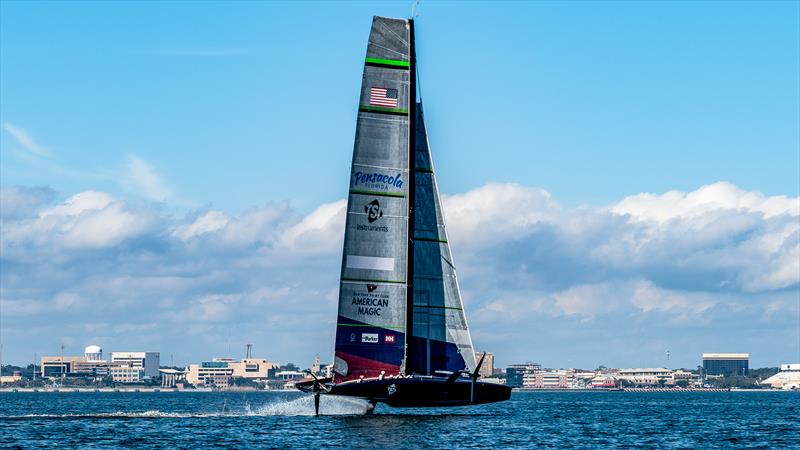 American Magic  -  AC75 - January 31, 2023 - Pensacola - photo © Paul Todd/America's Cup