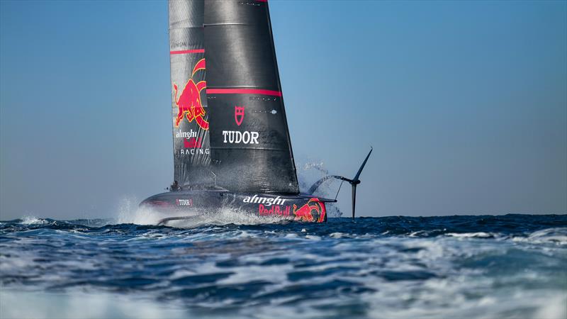 Alinghi Red Bull Racing - AC75 - February 1, 2023 - Barcelona - photo © Alex Carabi / America's Cup