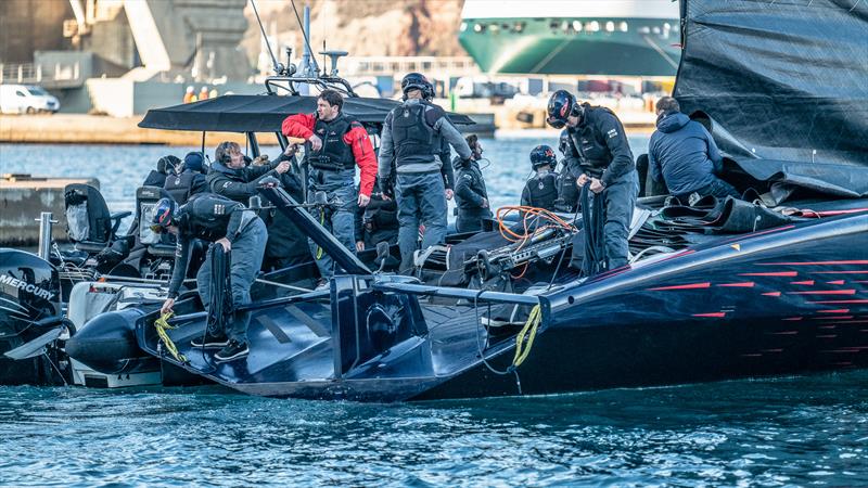 Alinghi Red Bull Racing - AC75 - February 1, 2023 - Barcelona - photo © Alex Carabi / America's Cup