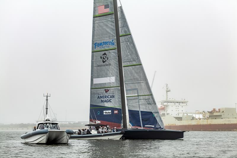 American Magic  -  AC75 - February 2, 2023 - Pensacola photo copyright Paul Todd/America's Cup taken at New York Yacht Club and featuring the AC75 class