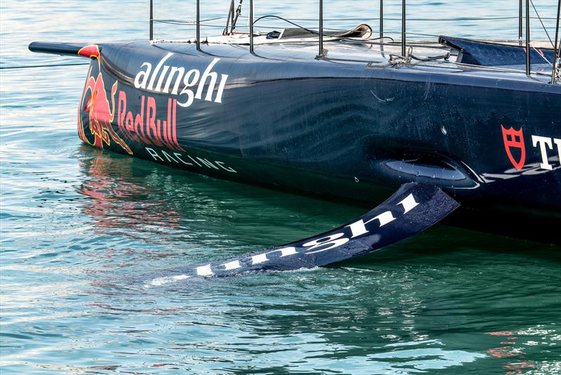 Relaunched AC75 - Alinghi Red Bull Racing - February 10, 2023 - Barcelona photo copyright Alex Carabi / America's Cup taken at Société Nautique de Genève and featuring the AC75 class