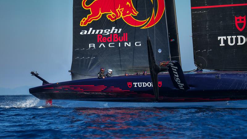 AC75 - Alinghi Red Bull Racing - February 12, 2023 - Barcelona photo copyright Alex Carabi / America's Cup taken at Société Nautique de Genève and featuring the AC75 class