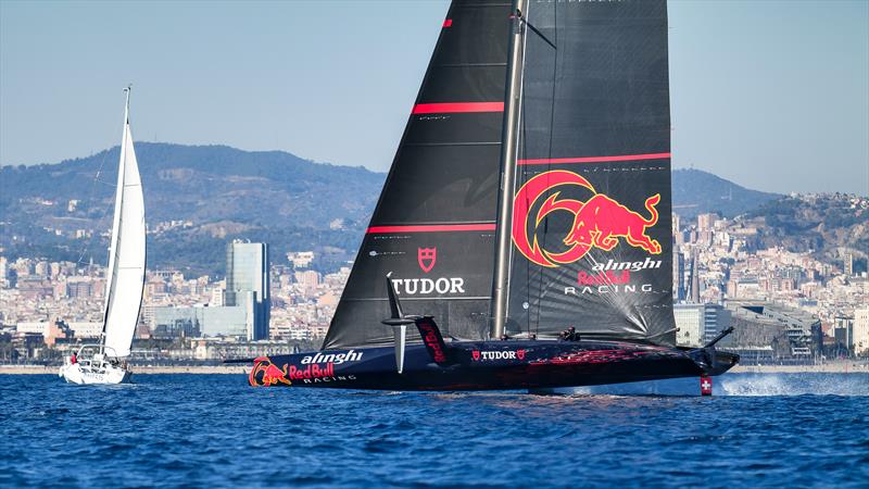 AC75 - Alinghi Red Bull Racing - February 12, 2023 - Barcelona - photo © Alex Carabi / America's Cup