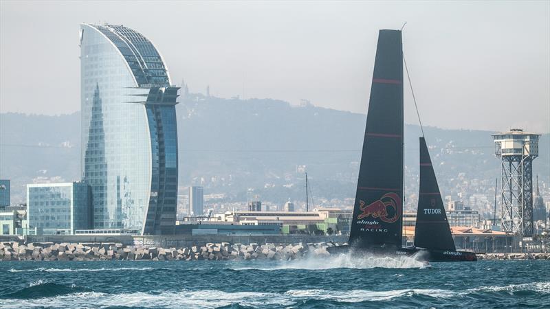 AC75 - Alinghi Red Bull Racing - March 13, 2023 - Barcelona - Day 49 - photo © Alex Carabi / America's Cup