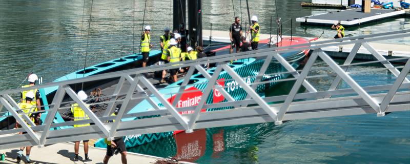 America's Cup Recon Emirates Team New Zealand AC75 Day 1 - photo © Adam Mustill / America's Cup