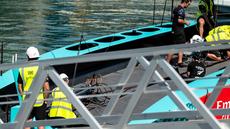 America's Cup Recon Emirates Team New Zealand AC75 Day 1 - photo © Adam Mustill / America's Cup