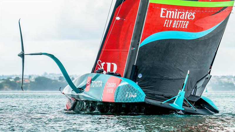 AC75 - Emirates Team New Zealand  -  Day 5 - March 28, 2023 -  Auckland NZ photo copyright Adam Mustill / America's Cup taken at Royal New Zealand Yacht Squadron and featuring the AC75 class