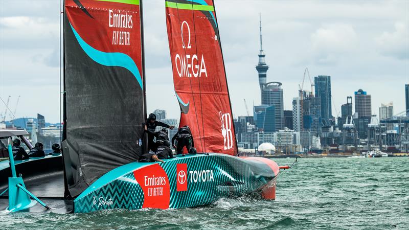 AC75 - Emirates Team New Zealand  -  Day 4 - March 25, 2023 -  Auckland NZ - photo © Adam Mustill / America's Cup