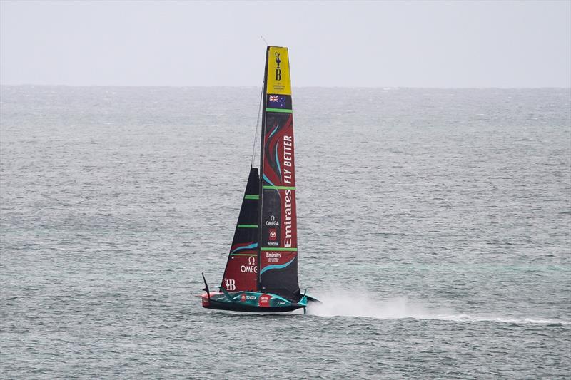 Emirates Team New Zealand - Waitemata Harbour - April 3, 2023 photo copyright Richard Gladwell / Sail-World.com/nz taken at Royal New Zealand Yacht Squadron and featuring the AC75 class