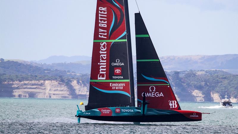 Emirates Team New Zealand - Waitemata Harbour - April 4, 2023 - photo © Richard Gladwell / Sail-World.com/nz