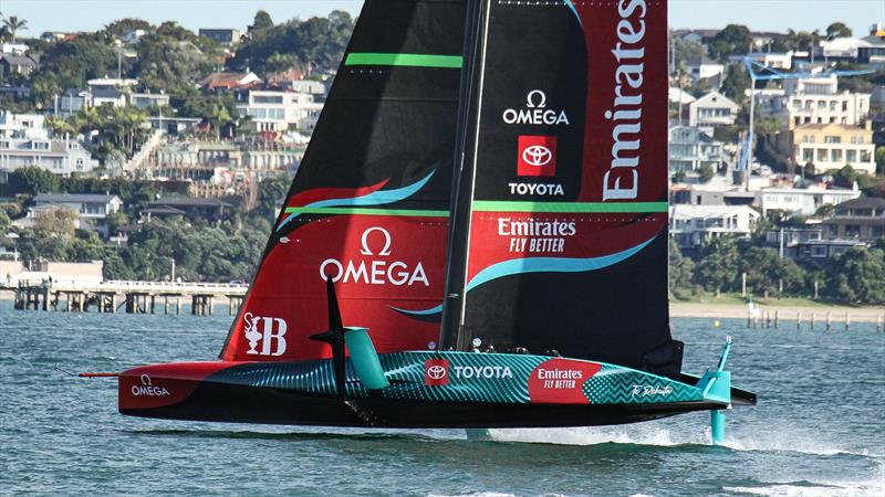 Emirates Team New Zealand - Waitemata Harbour - April 5, 2023 - photo © Richard Gladwell / Sail-World.com / nz