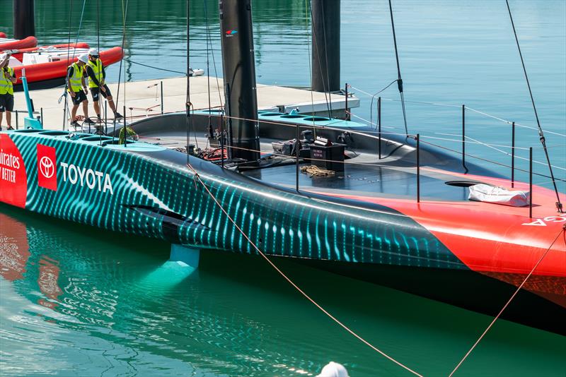 Emirates Team New Zealand -AC75 - Day 9 - Waitemata Harbour - April 5, 2023 - photo © Adam Mustill / America's Cup