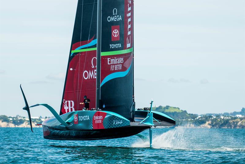 Emirates Team New Zealand -AC75 - Day 9 - Waitemata Harbour - April 5, 2023 - photo © Adam Mustill / America's Cup