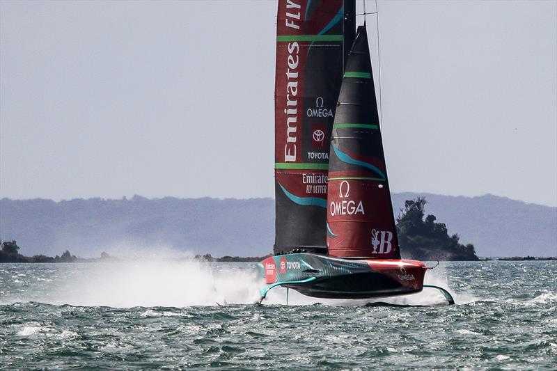 Emirates Team New Zealand - AC75 - Day 11 -  Waitemata Harbour - April 14, 2023 - photo © Richard Gladwell / Sail-World.com/nz