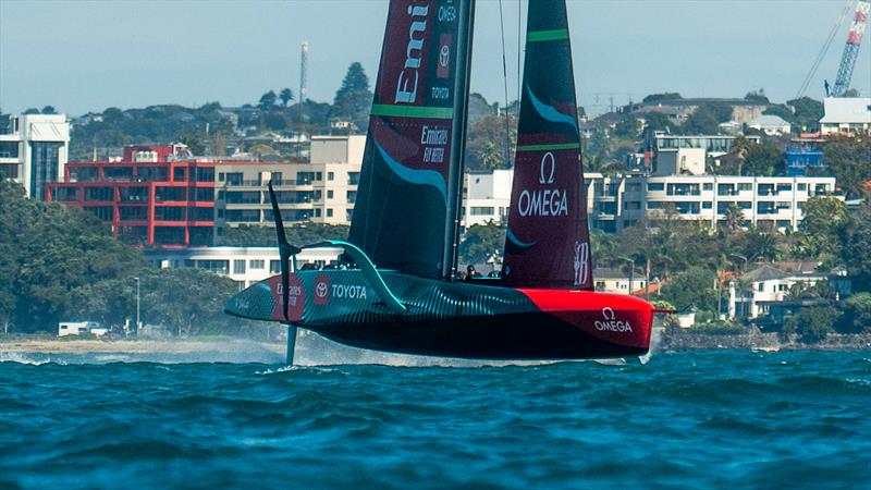 Emirates Team New Zealand - AC75 - Day 11 -  Waitemata Harbour - April 14, 2023 - photo © Adam Mustill / America's Cup