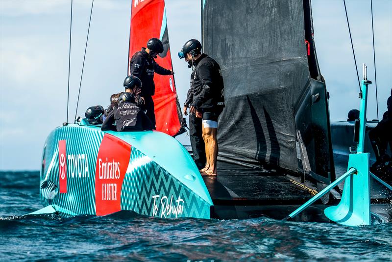 Emirates Team New Zealand - AC75 - Day 11 -  Waitemata Harbour - April 14, 2023 - photo © Adam Mustill / America's Cup